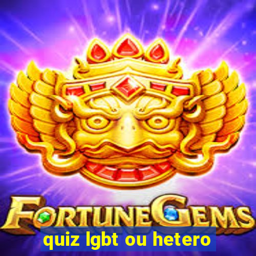 quiz lgbt ou hetero
