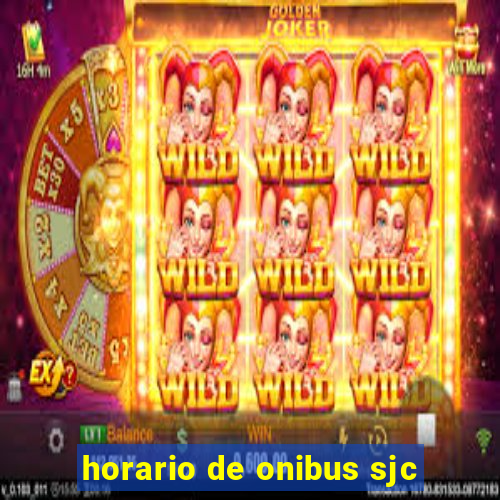 horario de onibus sjc