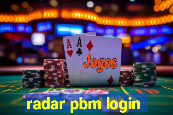 radar pbm login