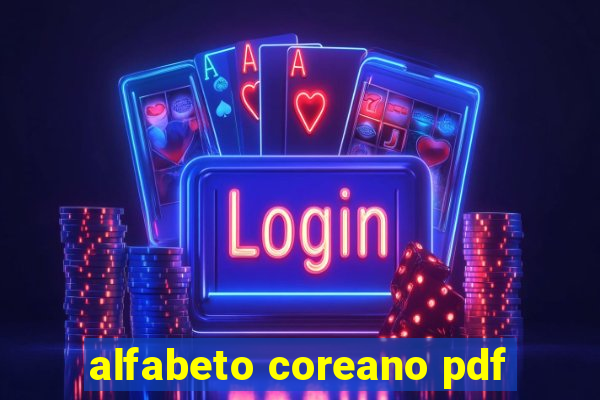 alfabeto coreano pdf