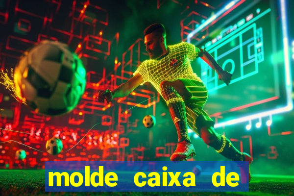 molde caixa de baralho png