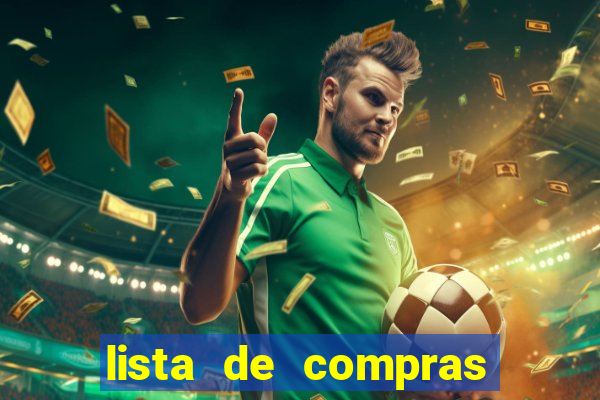 lista de compras supermercado para imprimir