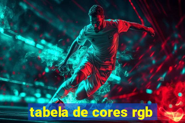 tabela de cores rgb