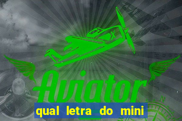 qual letra do mini dolar hoje