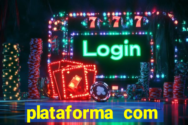 plataforma com chuva de dinheiro