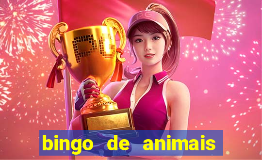 bingo de animais para educa??o infantil