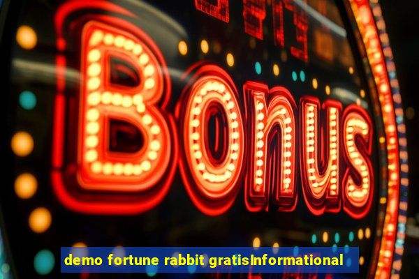 demo fortune rabbit gratisInformational