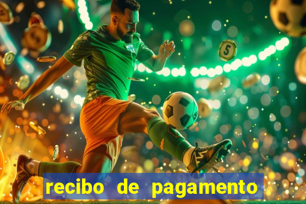 recibo de pagamento simples word