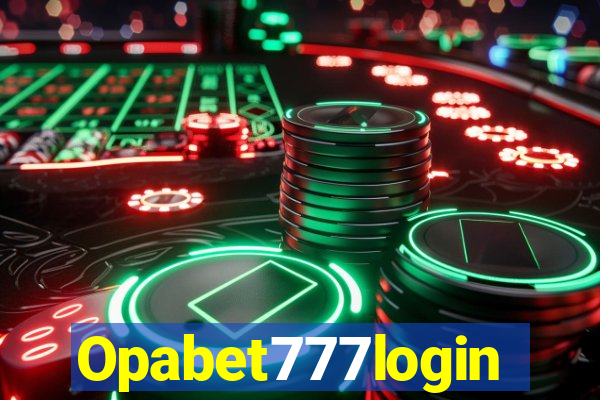Opabet777login