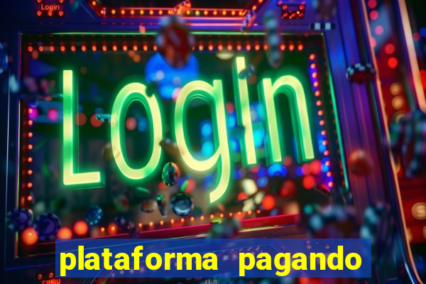 plataforma pagando no cadastro