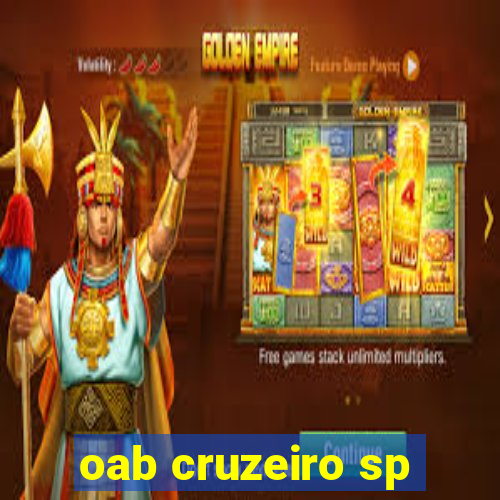 oab cruzeiro sp