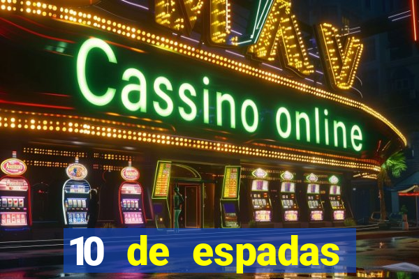 10 de espadas tarot amor