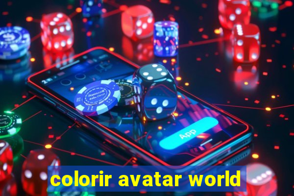 colorir avatar world
