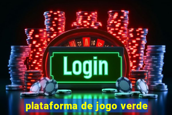 plataforma de jogo verde