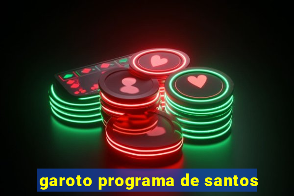 garoto programa de santos