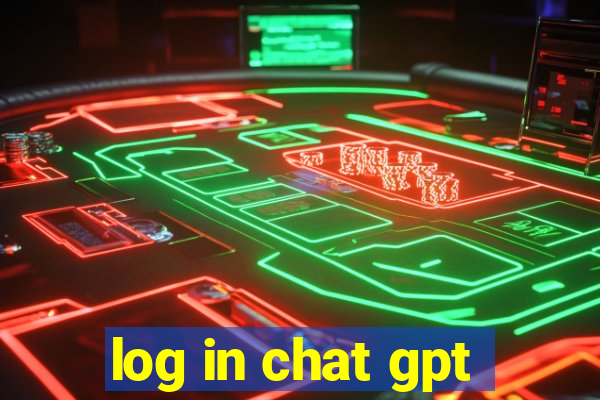 log in chat gpt