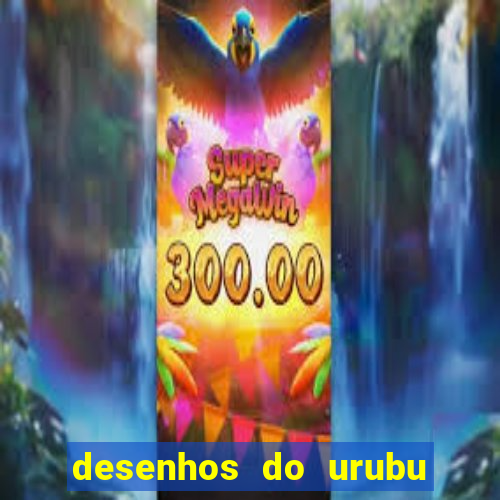 desenhos do urubu do flamengo para colorir