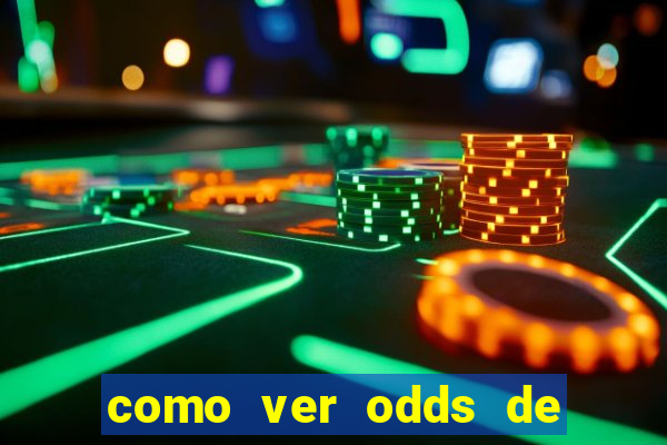 como ver odds de jogos passados