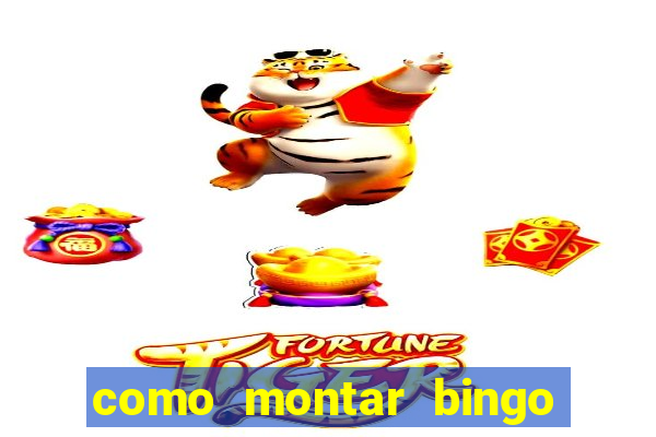 como montar bingo brinquedos toia