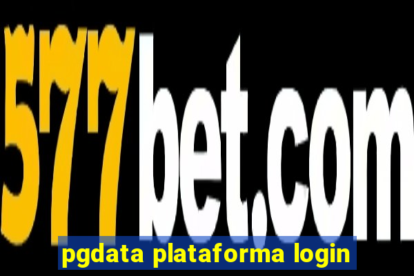 pgdata plataforma login