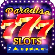 7 de espadas en el tarot