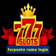 forponto rumo login