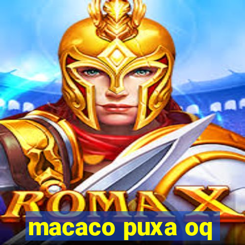 macaco puxa oq