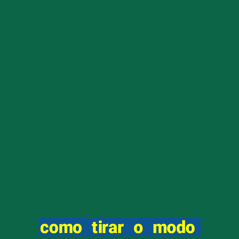 como tirar o modo demonstra o da tv philco