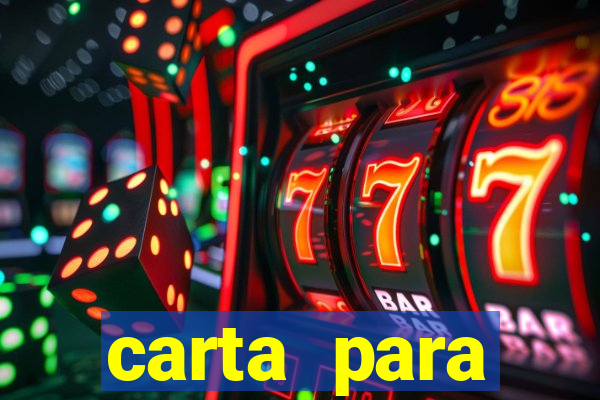 carta para encontrista homem