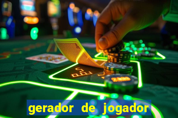 gerador de jogador de futebol