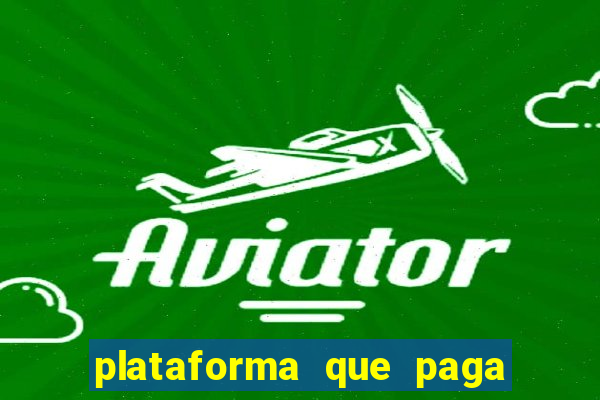 plataforma que paga no cadastro fortune tiger
