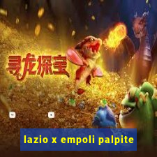 lazio x empoli palpite