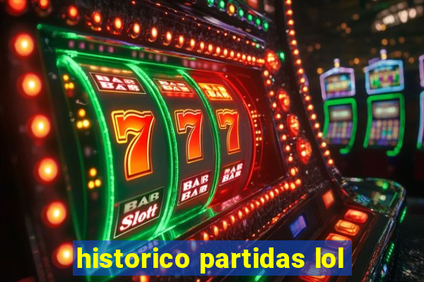 historico partidas lol