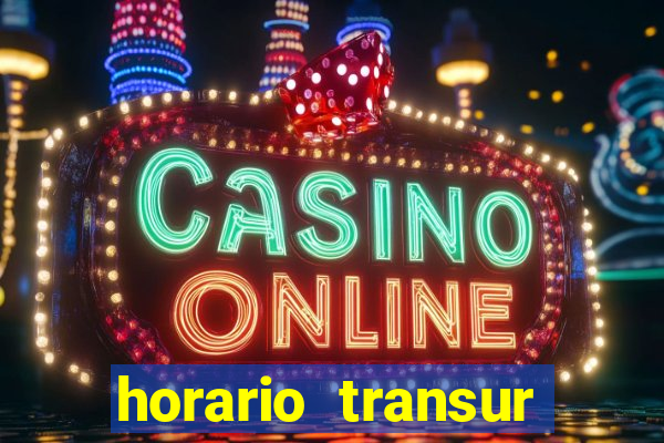 horario transur roleta santos dumont juiz de fora