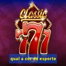 qual a cor do esporte