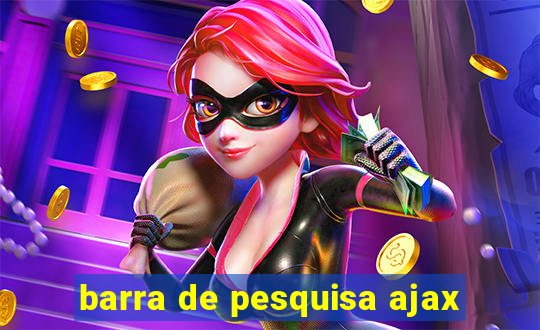 barra de pesquisa ajax